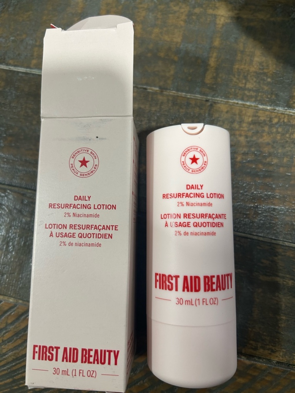 First Aid Beauty Daily Resurfacing Lotion with 2% Niacinamide!!!
